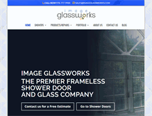 Tablet Screenshot of imageglassworks.com